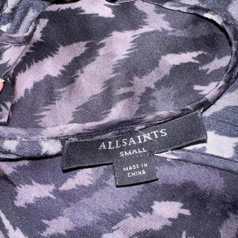 Allsaints Animal Print Slip Dress (D9)